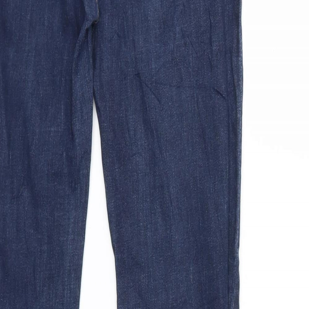 Preworn Womens Blue  Denim Skinny Jeans Size 33 in L34 in