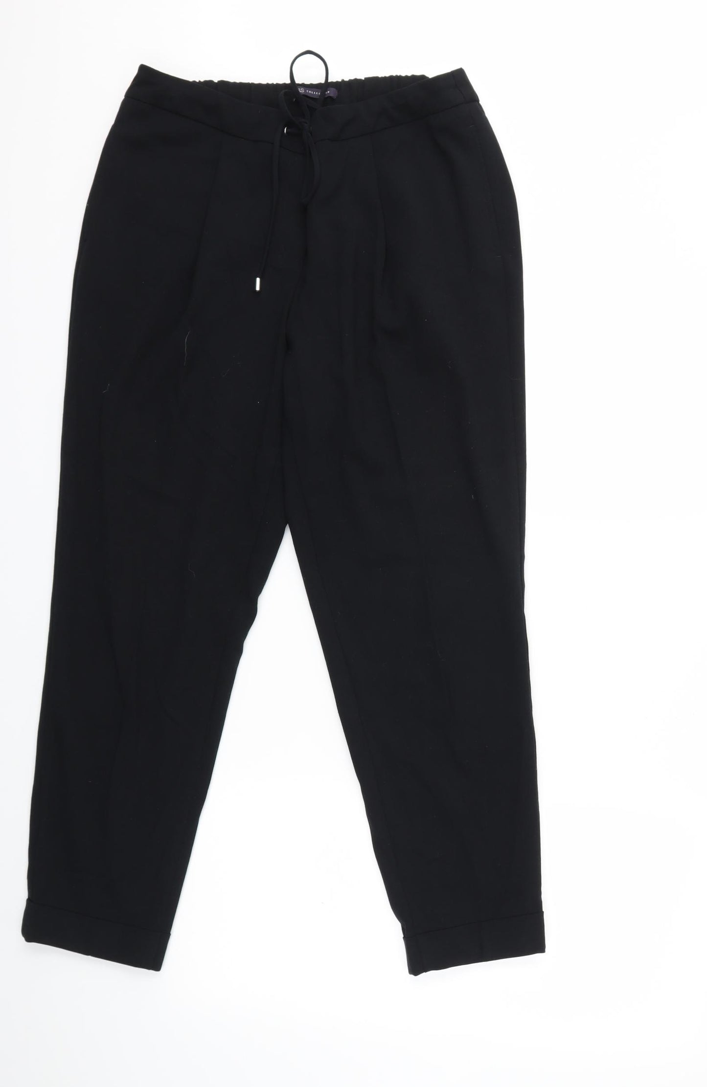 Marks and Spencer Womens Black   Trousers  Size 14 L26 in