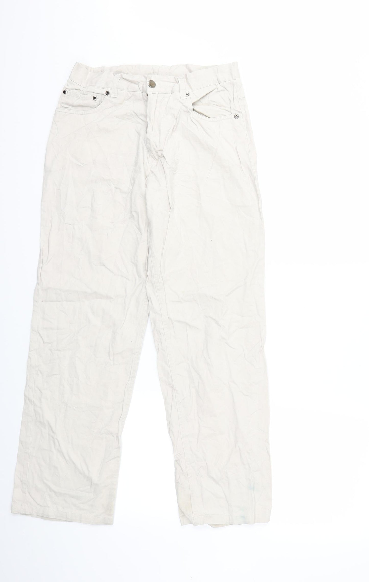 Kingsmen Mens Beige   Trousers  Size 30 in L30 in