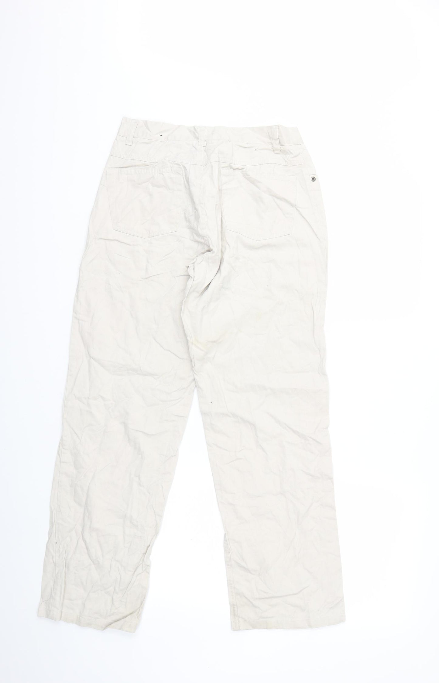 Kingsmen Mens Beige   Trousers  Size 30 in L30 in