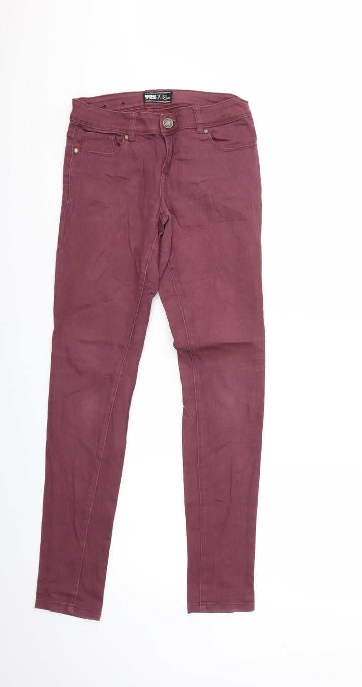 yes yes Womens Purple  Denim Skinny Jeans Size 8 L29 in