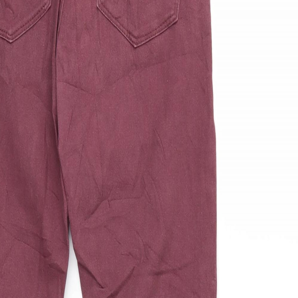 yes yes Womens Purple  Denim Skinny Jeans Size 8 L29 in