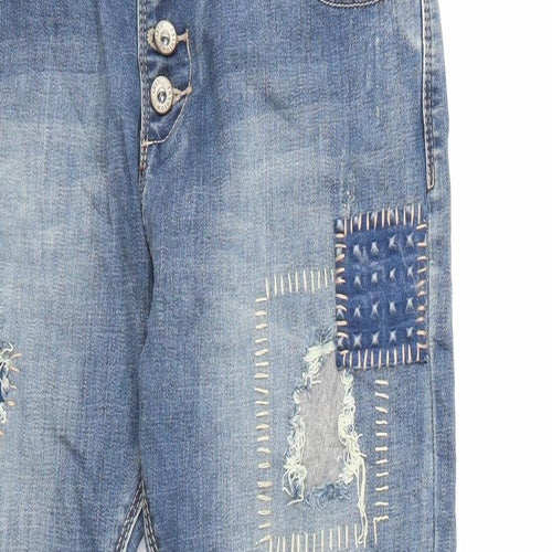 Preworn Womens Blue  Denim Skinny Jeans Size 32 in L27 in