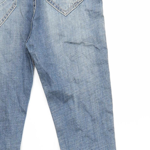 Preworn Womens Blue  Denim Skinny Jeans Size 32 in L27 in