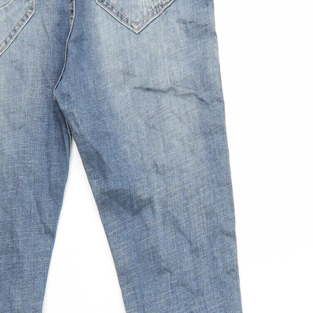 Preworn Womens Blue  Denim Skinny Jeans Size 32 in L27 in