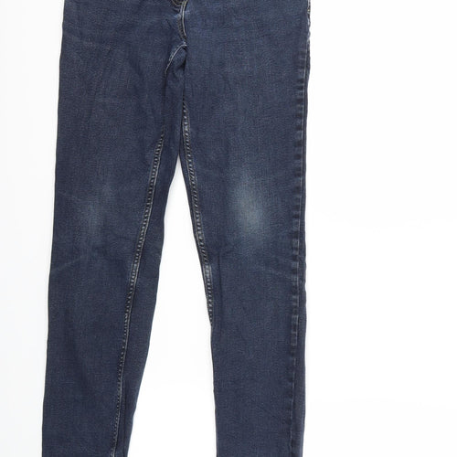 Up Fashion Womens Blue  Denim Skinny Jeans Size 10 L32 in