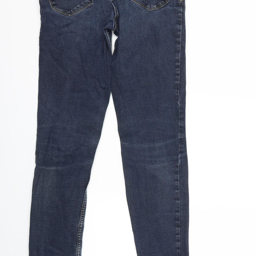 Up Fashion Womens Blue  Denim Skinny Jeans Size 10 L32 in