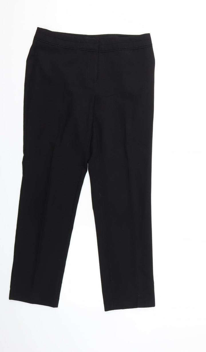 F&F Womens Black Trousers Size 10 L26 in
