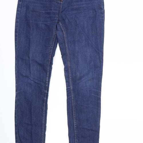 Denim & Co. Womens Blue  Denim Skinny Jeans Size 10 L30 in