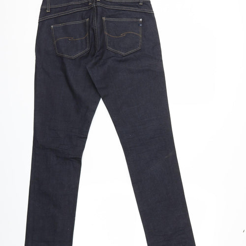 s.Oliver Womens Blue  Denim Straight Jeans Size 27 in L30 in