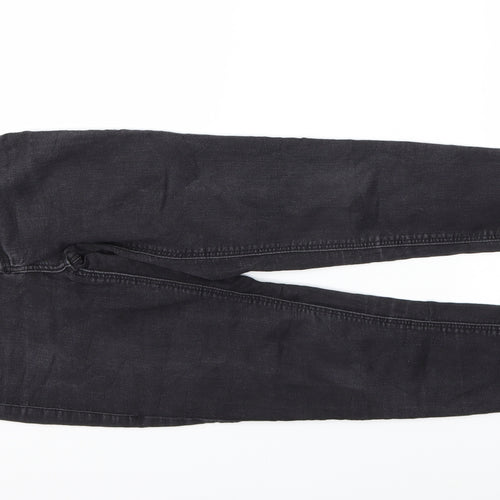 Topshop Womens Black  Denim Skinny Jeans Size 26 in L32 in