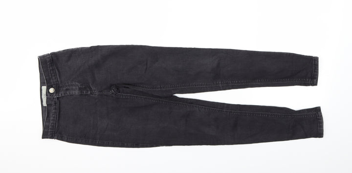 Topshop Womens Black Denim Skinny Jeans Size 26 in L32 in