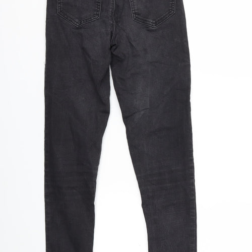 Topshop Womens Black  Denim Skinny Jeans Size 26 in L32 in
