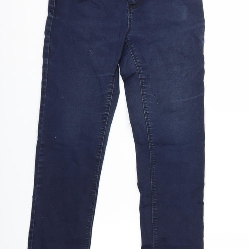 Preworn Womens Blue  Denim Skinny Jeans Size 10 L27 in