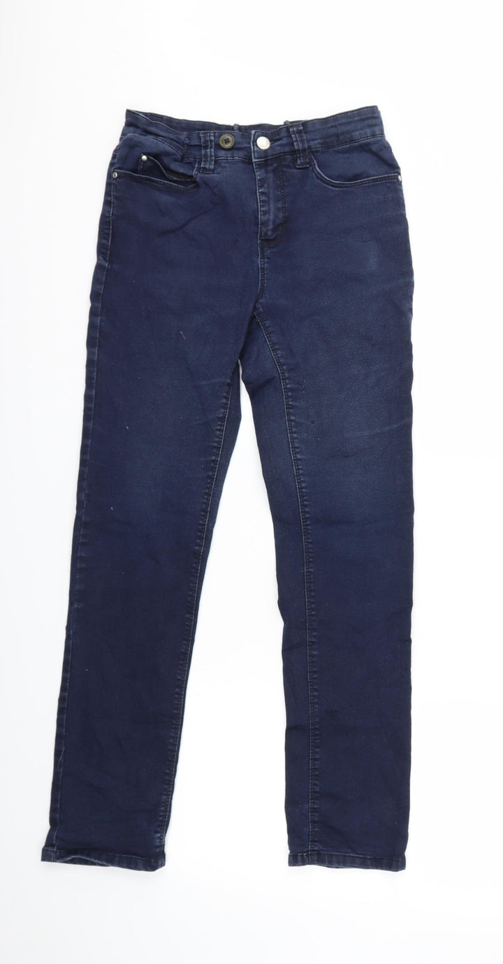Preworn Womens Blue  Denim Skinny Jeans Size 10 L27 in