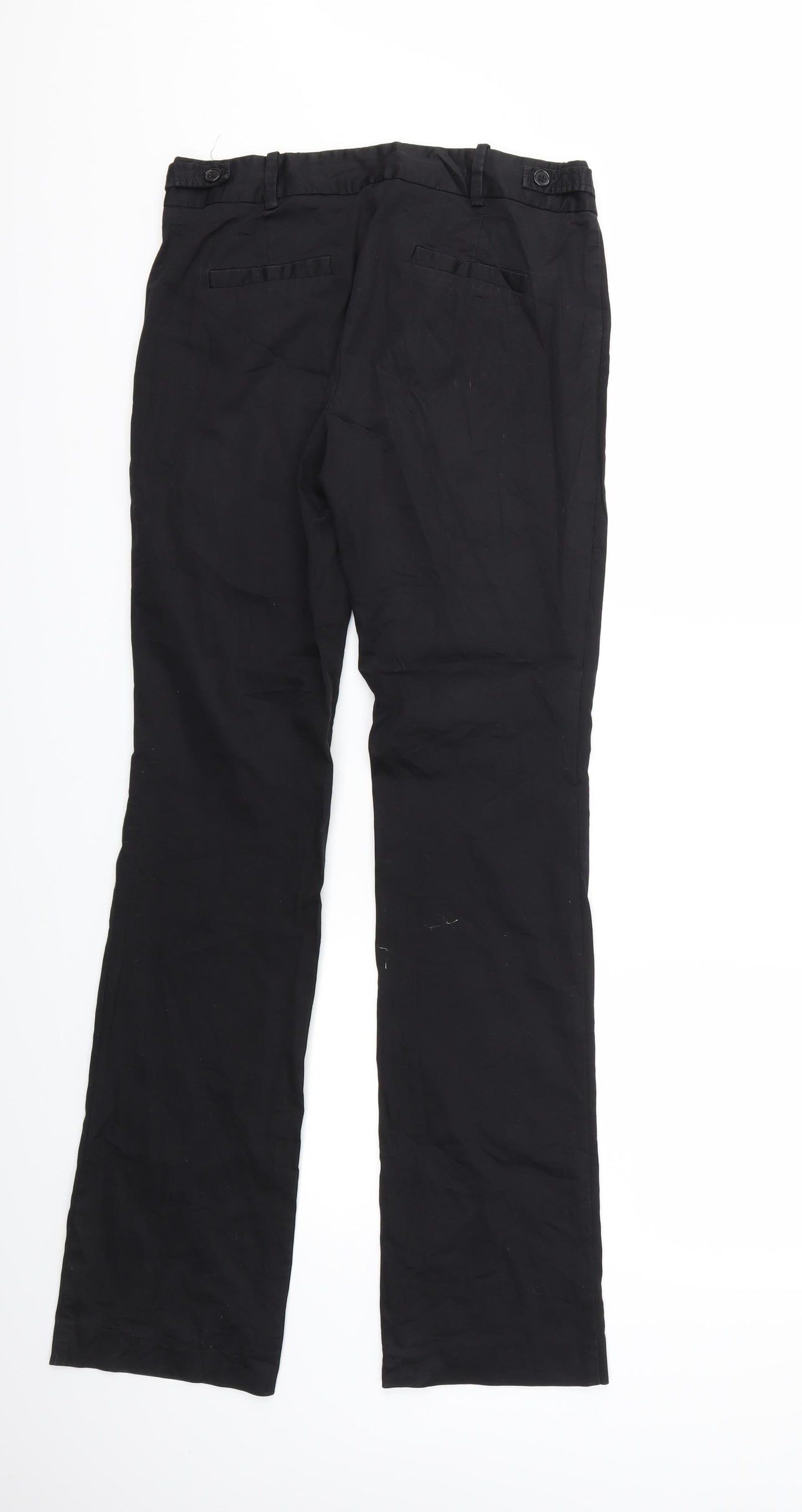 Oodji Womens Black   Trousers  Size 30 in L32 in