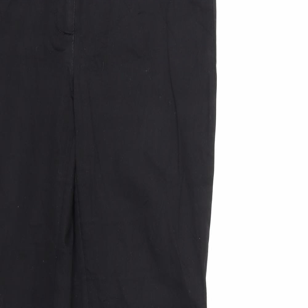 Oodji Womens Black   Trousers  Size 30 in L32 in