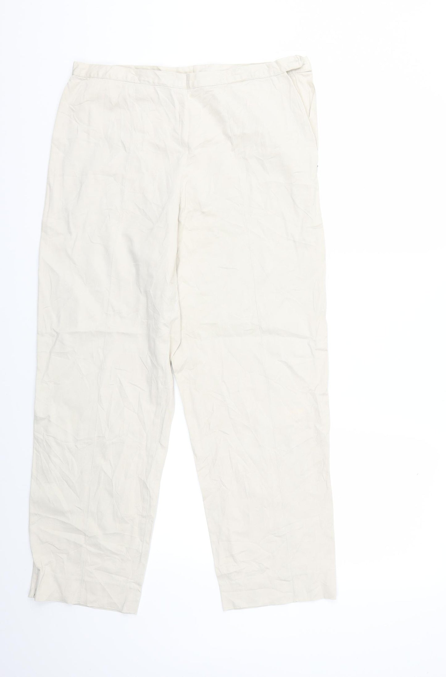 phillip chi Womens Beige   Cropped Trousers Size 10 L25 in