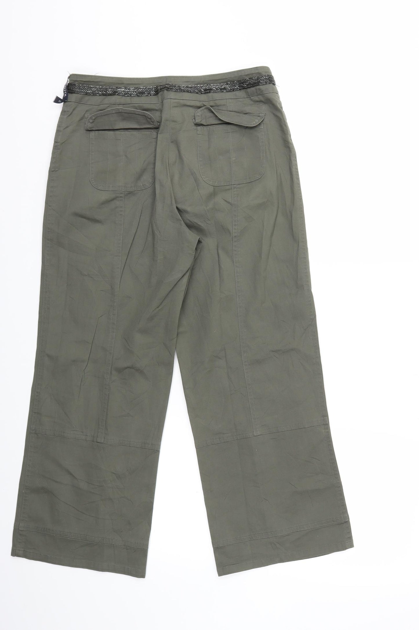 Bonita Womens Green   Trousers  Size 8 L25 in