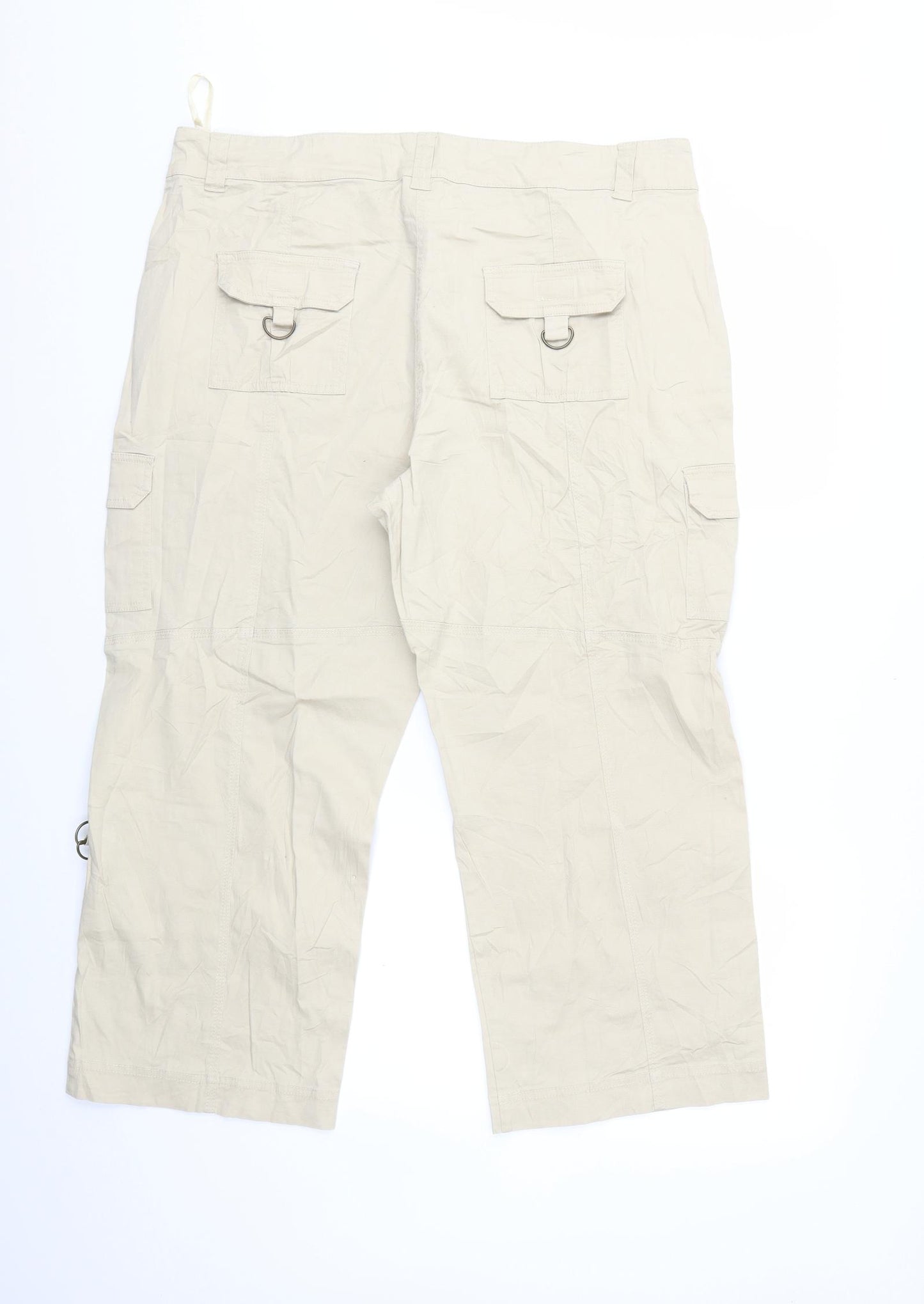 Preworn Womens Beige   Cargo Trousers Size 39 in L25 in