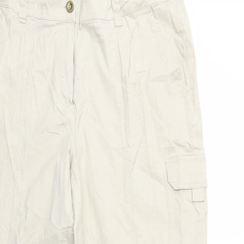 Preworn Womens Beige   Cargo Trousers Size 39 in L25 in
