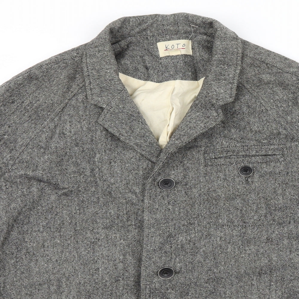 KOTO Mens Brown   Jacket  Size S  - front pockets