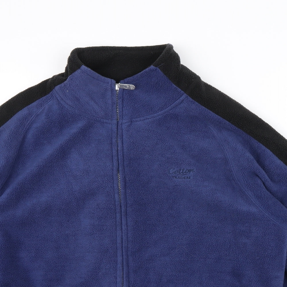 cotton trade Mens Blue   Jacket  Size S  - zip pockets