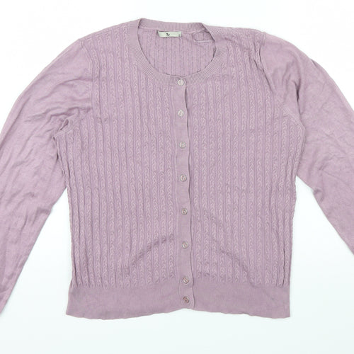 TU Womens Purple   Cape Jumper Size 16