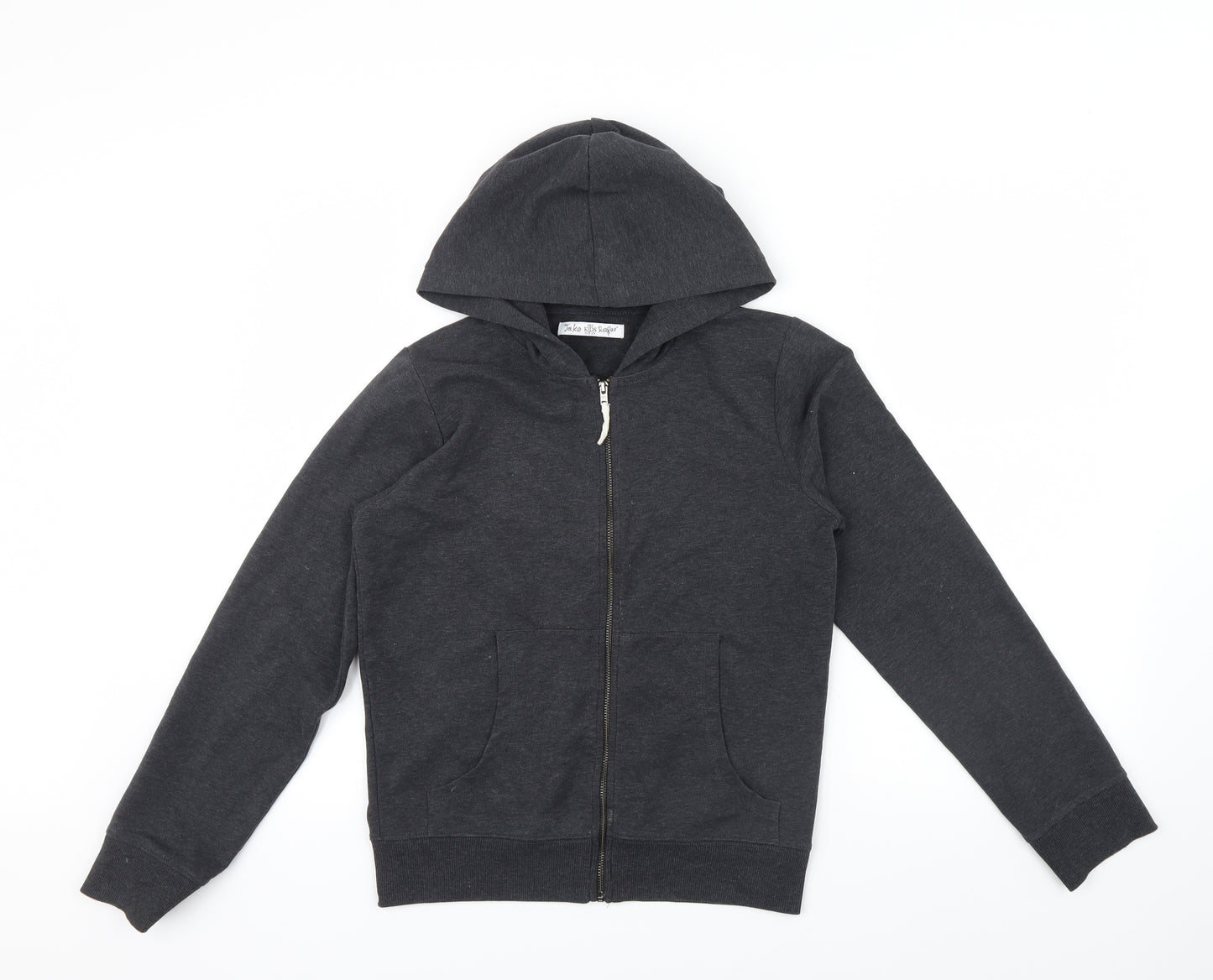 M&S Boys Grey   Full Zip Hoodie Size 12-13 Years