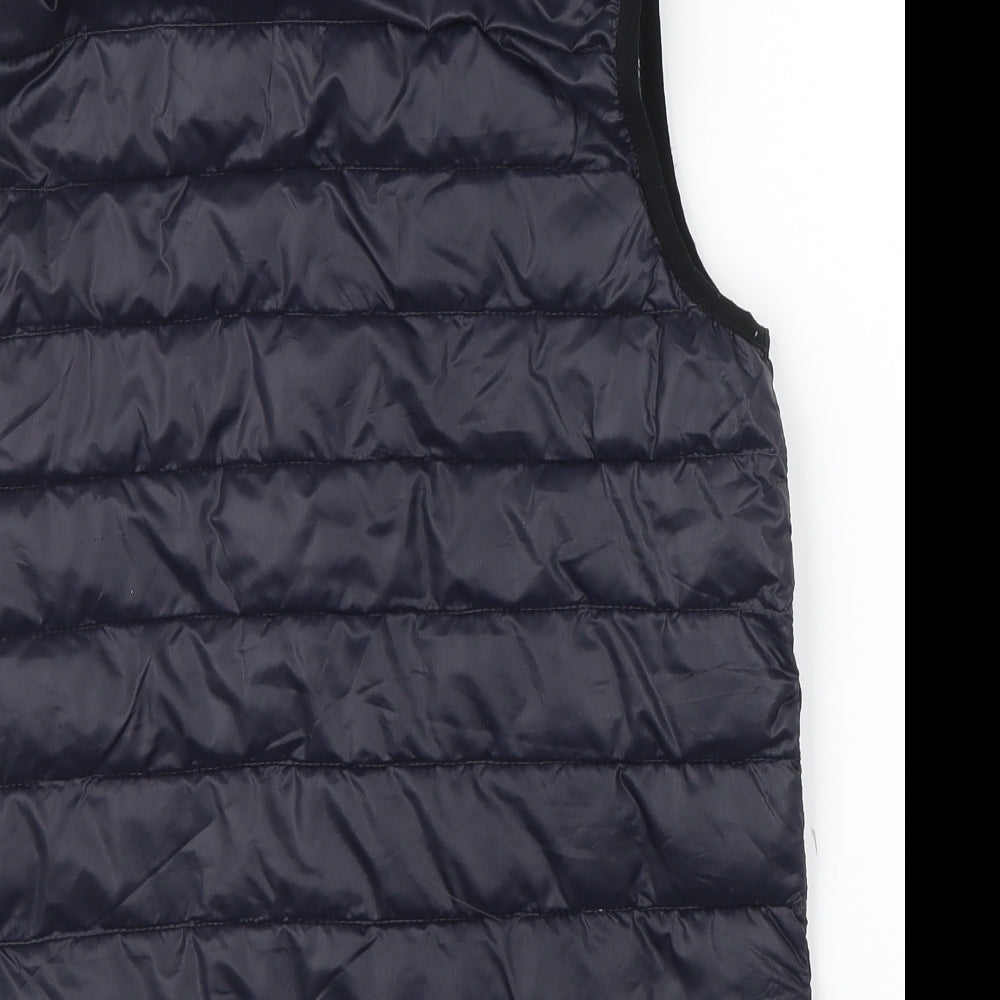 NEXT Boys Blue Colourblock  Puffer Jacket Waistcoat Size 12 Years