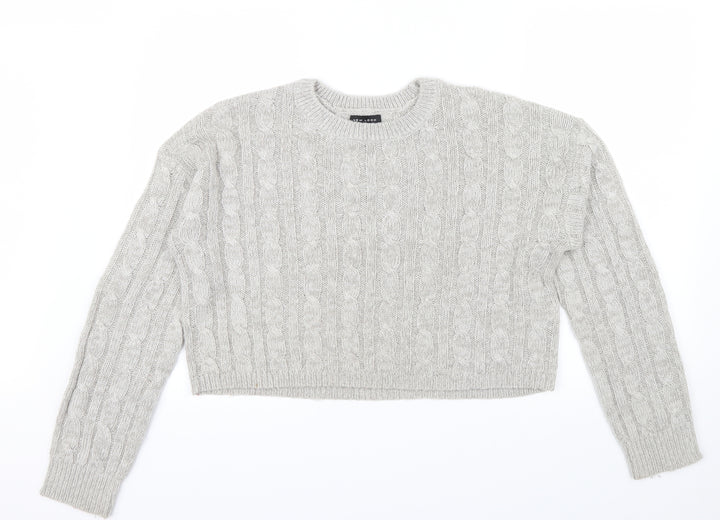 New Look Womens Grey   Pullover Jumper Size M