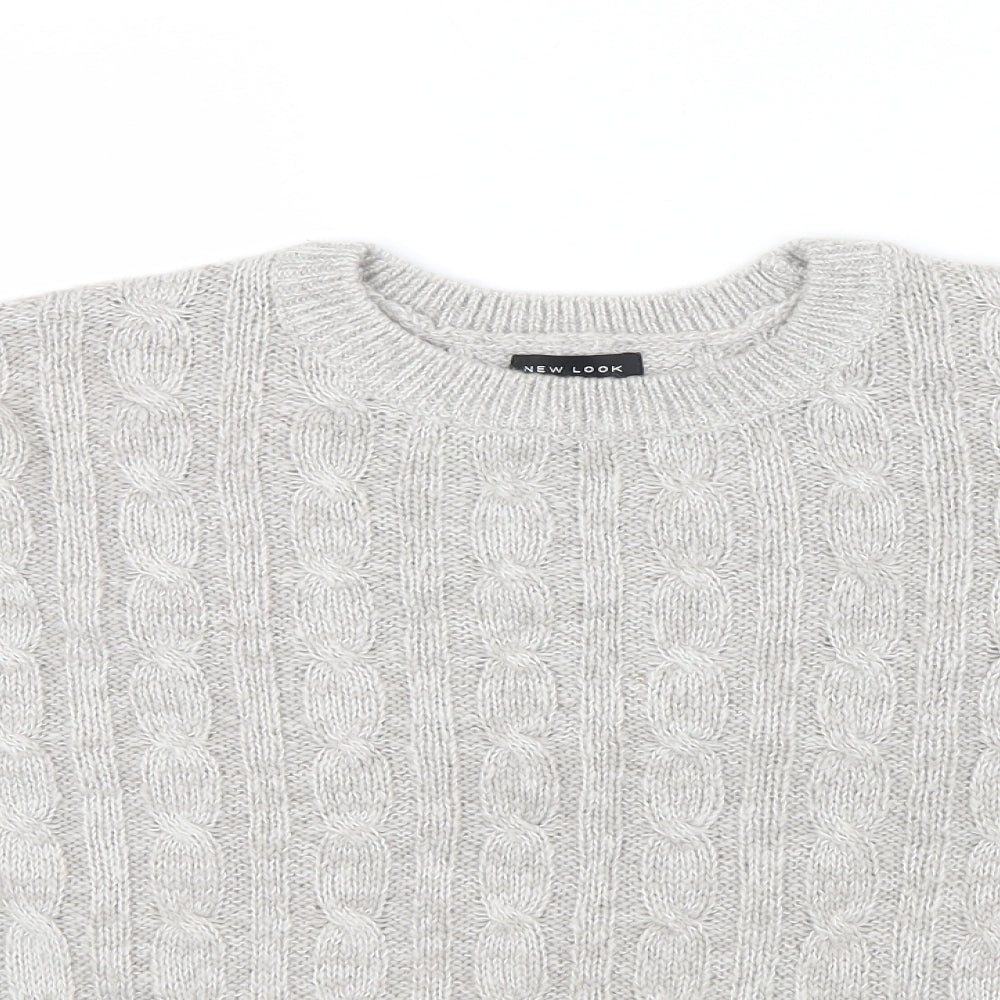 New Look Womens Grey   Pullover Jumper Size M