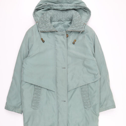 ASTRAKA SPORTLINE Womens Green   Overcoat Coat Size S