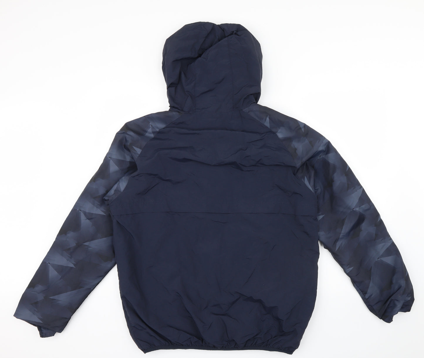 Primark Mens Blue Geometric  Gilet Jacket Size L