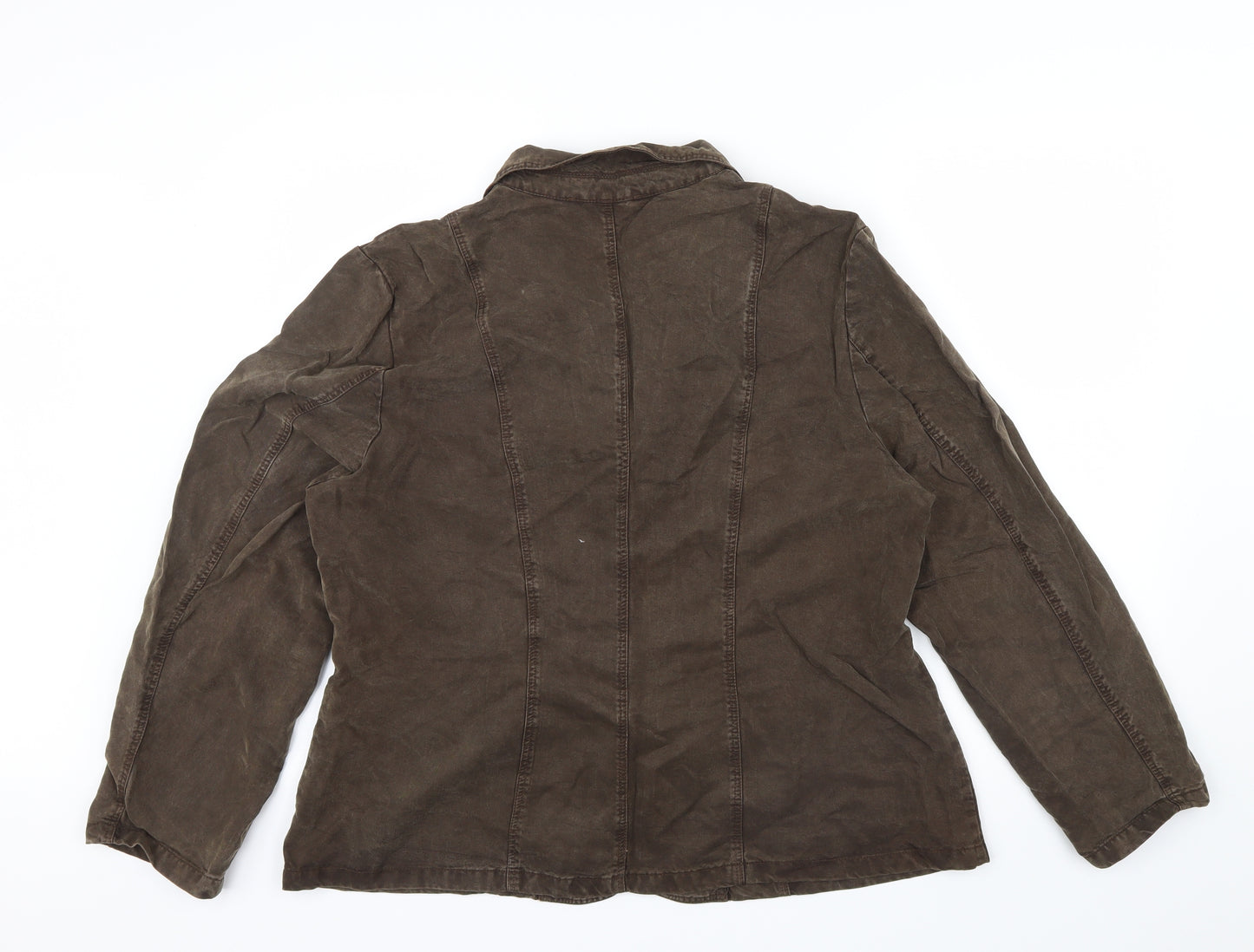 Femme Womens Brown   Jacket  Size 18