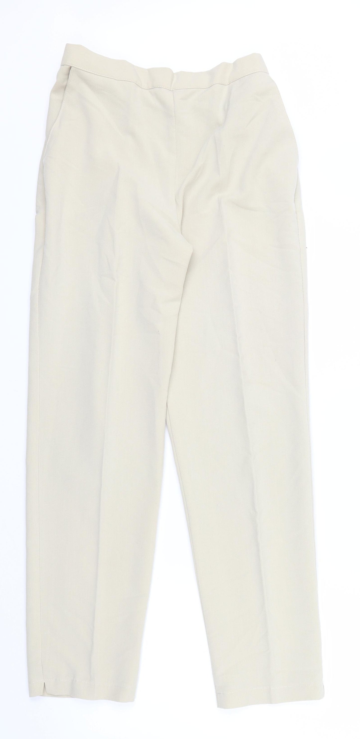 Preworn Womens Beige   Trousers  Size 10 L28 in