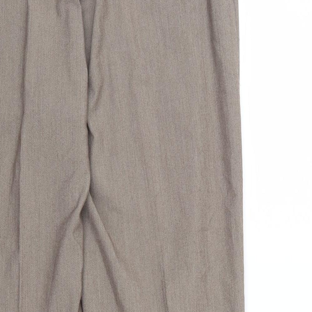 Oscar Womens Brown   Trousers  Size 10 L27 in