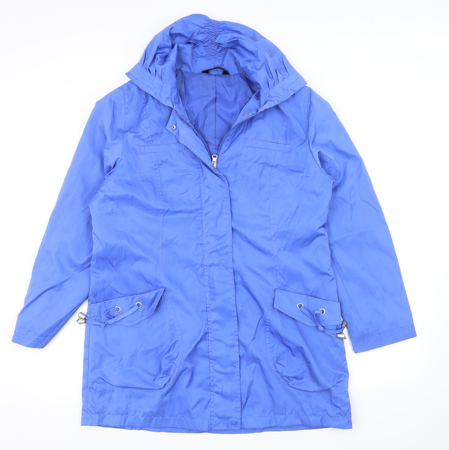 BM Womens Blue   Overcoat Jacket Size 12