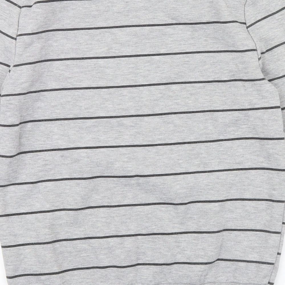 Primark Girls Grey Striped  Pullover Jumper Size 2XL  - Disney