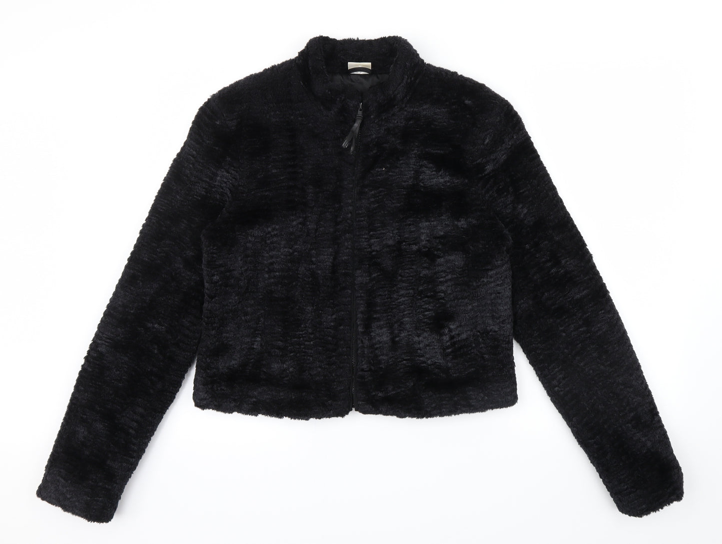 Tammy Girls Black Colourblock  Anorak Coat