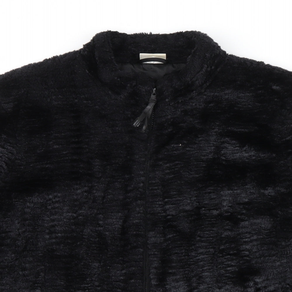 Tammy Girls Black Colourblock  Anorak Coat