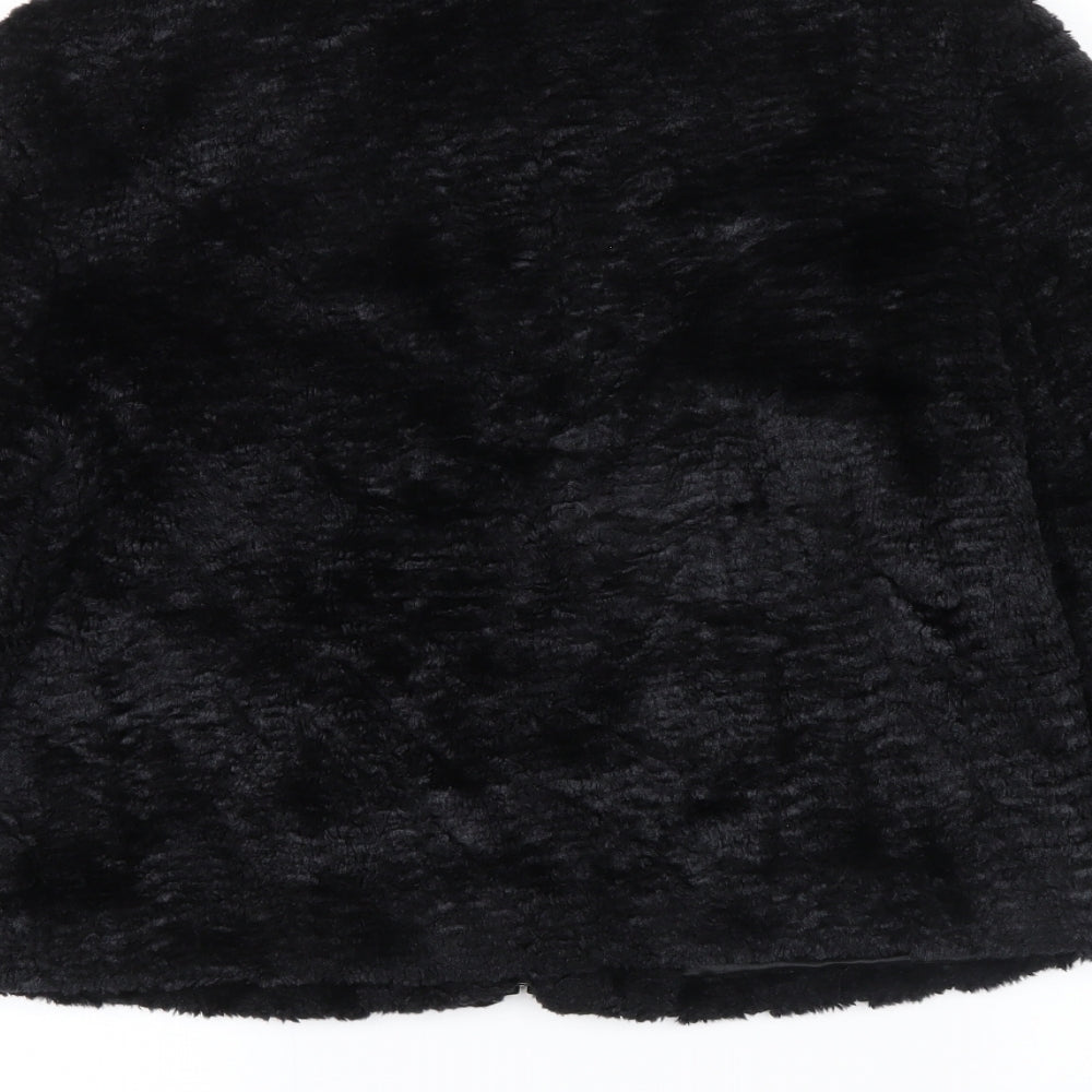 Tammy Girls Black Colourblock  Anorak Coat