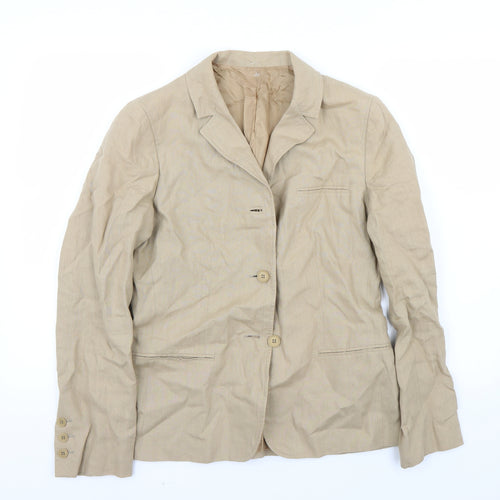 Preworn Womens Brown   Jacket Blazer Size 12