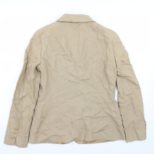 Preworn Womens Brown   Jacket Blazer Size 12