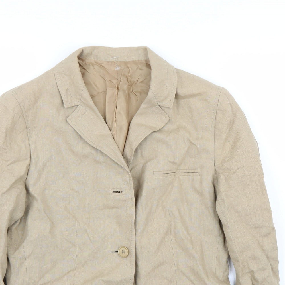 Preworn Womens Brown   Jacket Blazer Size 12