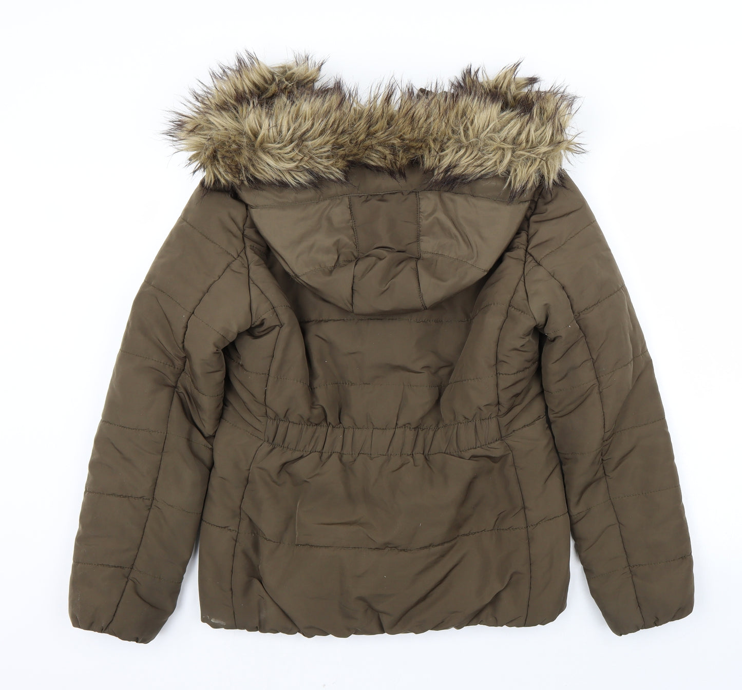 H&M Womens Green   Jacket Coat Size 6