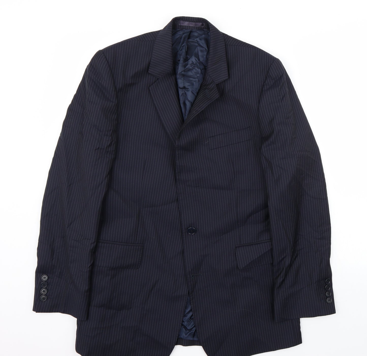 Hammond Mens Blue   Jacket Suit Jacket Size 42
