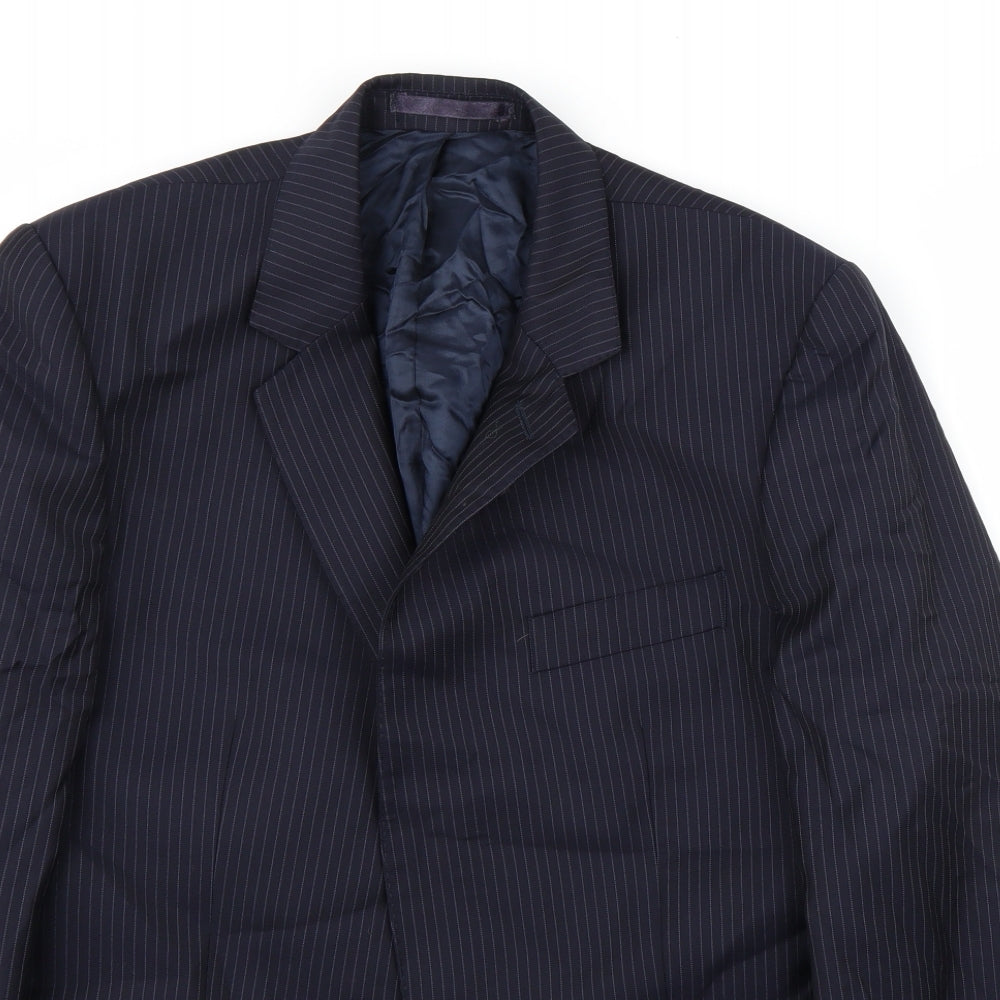 Hammond Mens Blue   Jacket Suit Jacket Size 42