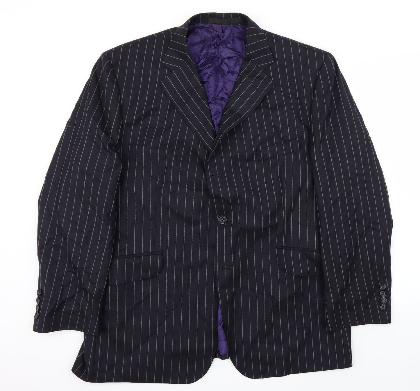Preworn Mens Blue   Jacket Suit Jacket