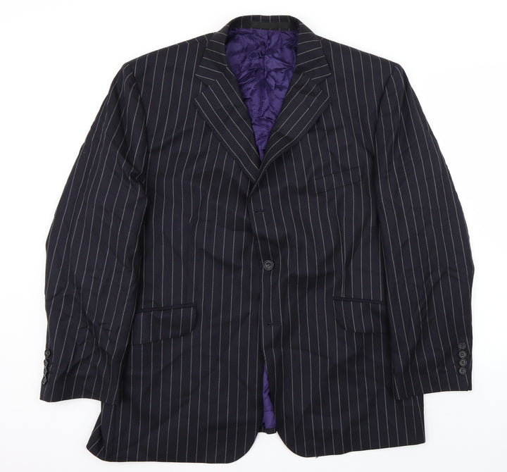 Preworn Mens Blue   Jacket Suit Jacket